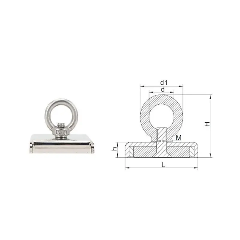 NdFeB Fishing Magnet for Retrieving in River and Magnetic Fishing