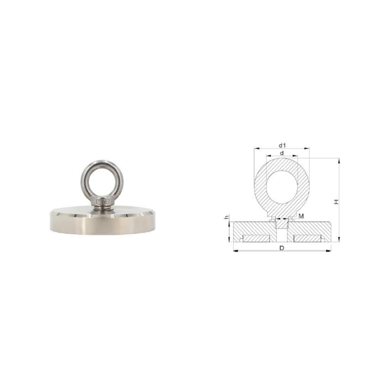 NdFeB Fishing Magnet for Retrieving in River and Magnetic Fishing