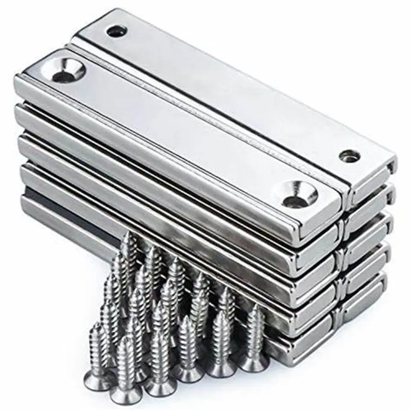 NdFeB Pot Magnet Style C with nickel coating