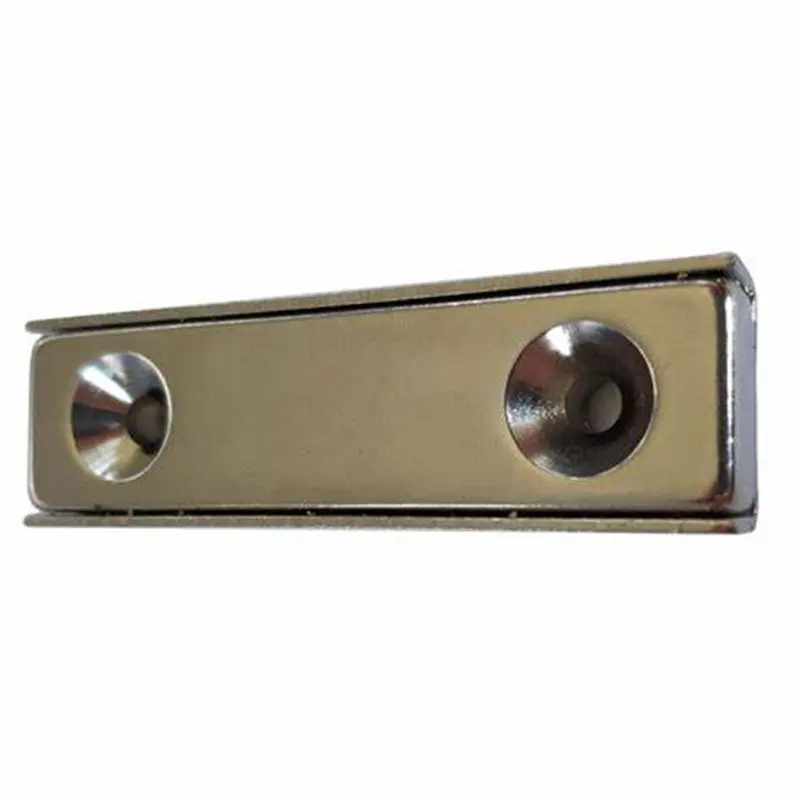 NdFeB Pot Magnet Style C with nickel coating