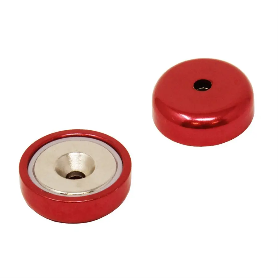 NdFeB Pot Magnet Style A with nickel coating