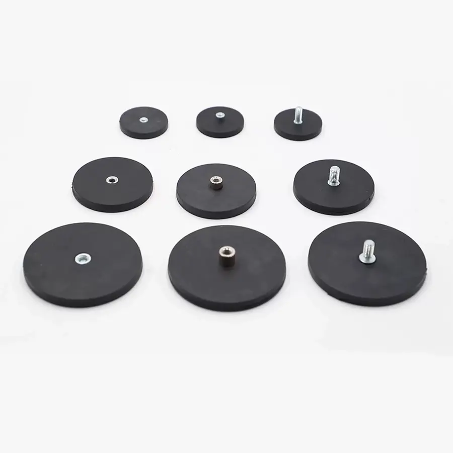 NdFeB Rubber Coated Magnet in different styles