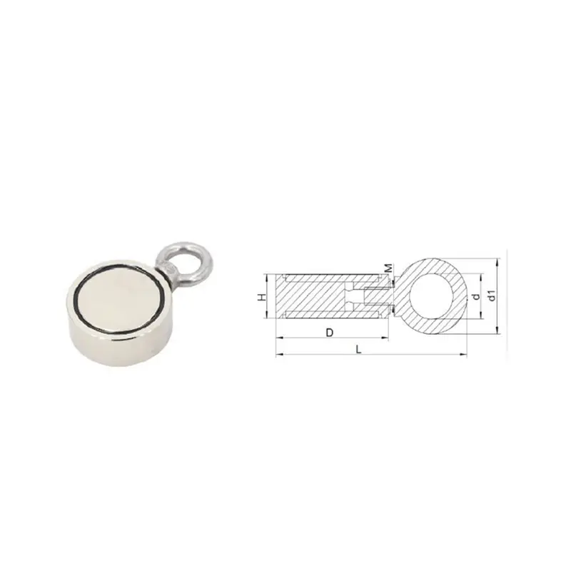 NdFeB Fishing Magnet for Retrieving in River and Magnetic Fishing